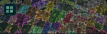 Generic synthetic geospatial project visual