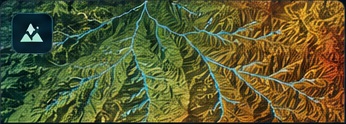 Generic synthetic geospatial project visual